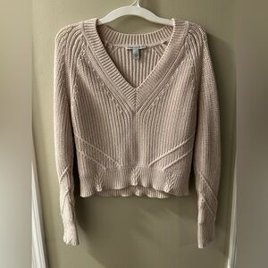 Cotton by Autumn Cashmere cropped sweater